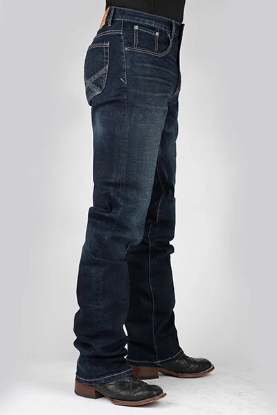 Stetson 1521 Fit Stretch (Dark Wash) - Men's Jeans