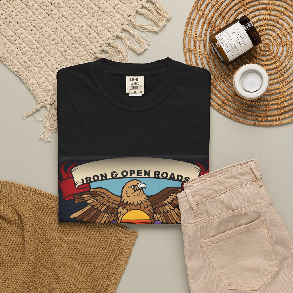 Iron & Open Roads Eagle Tee