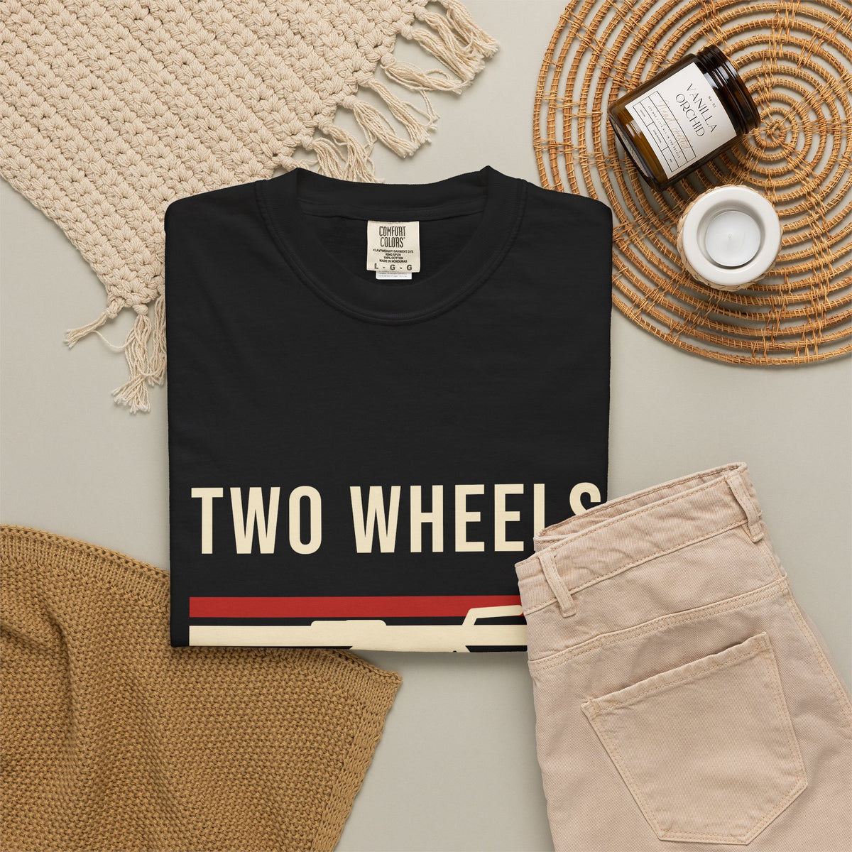 Two Wheels, Zero Regrets Tee