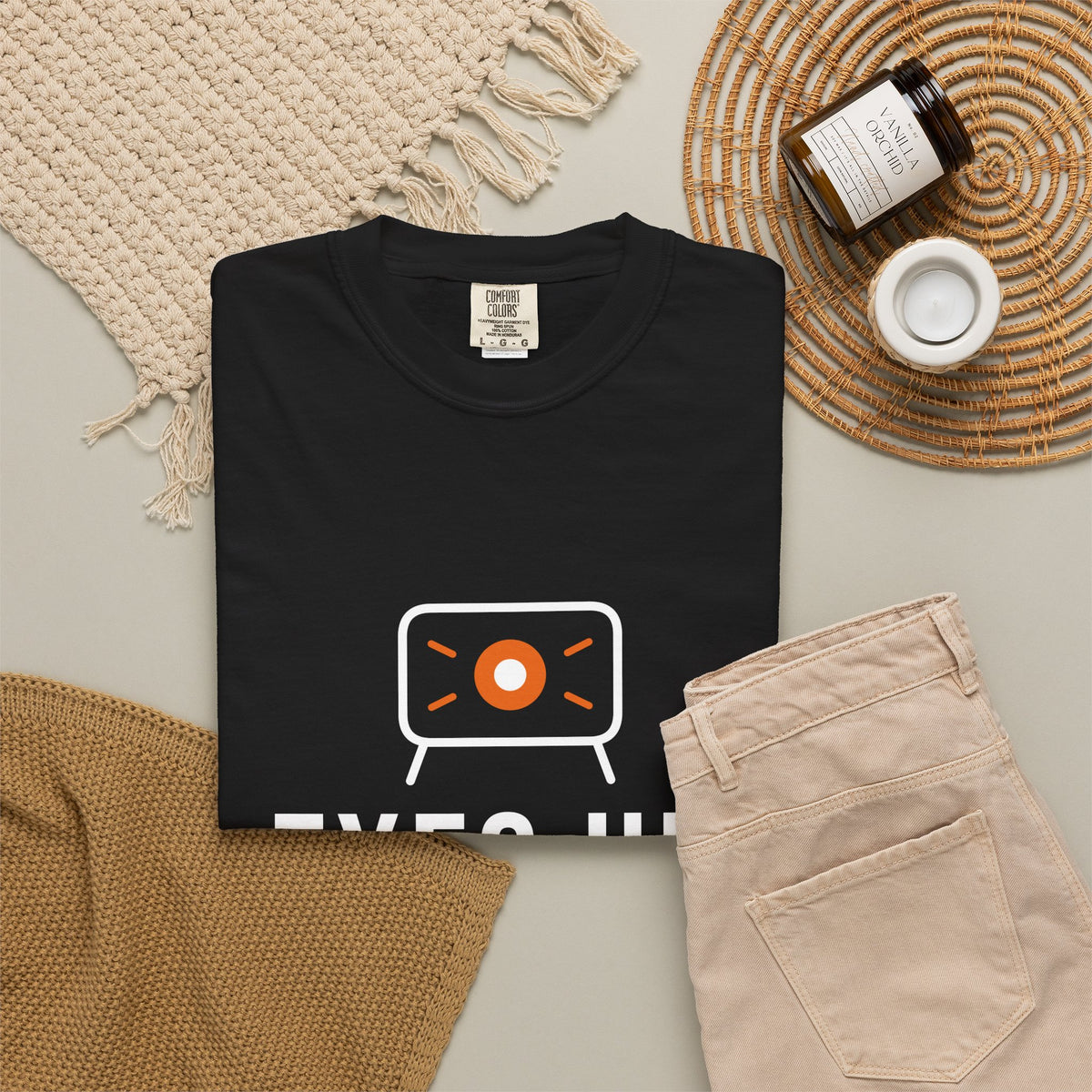 Eyes Up, We're Out Here Tee