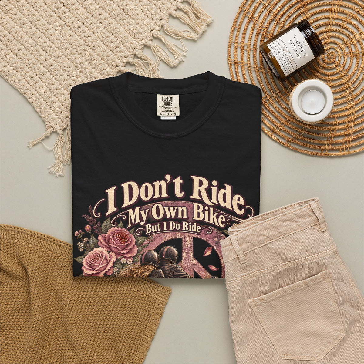 I Ride My Own Biker — Roses Tee
