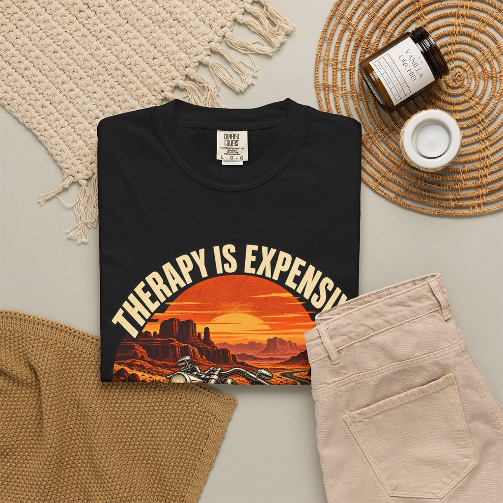 Wind Is Free — Desert Sunset Tee