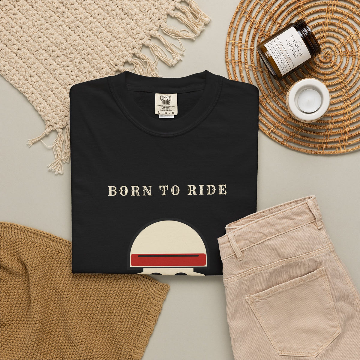Ride Hard, Rest Later Skull Tee