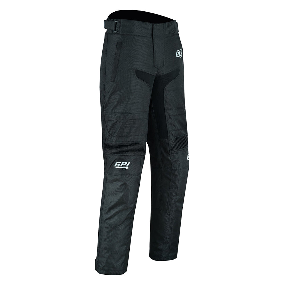 High Premium Quality Adjustable Waterproof Motorcycle Pants – Full Black