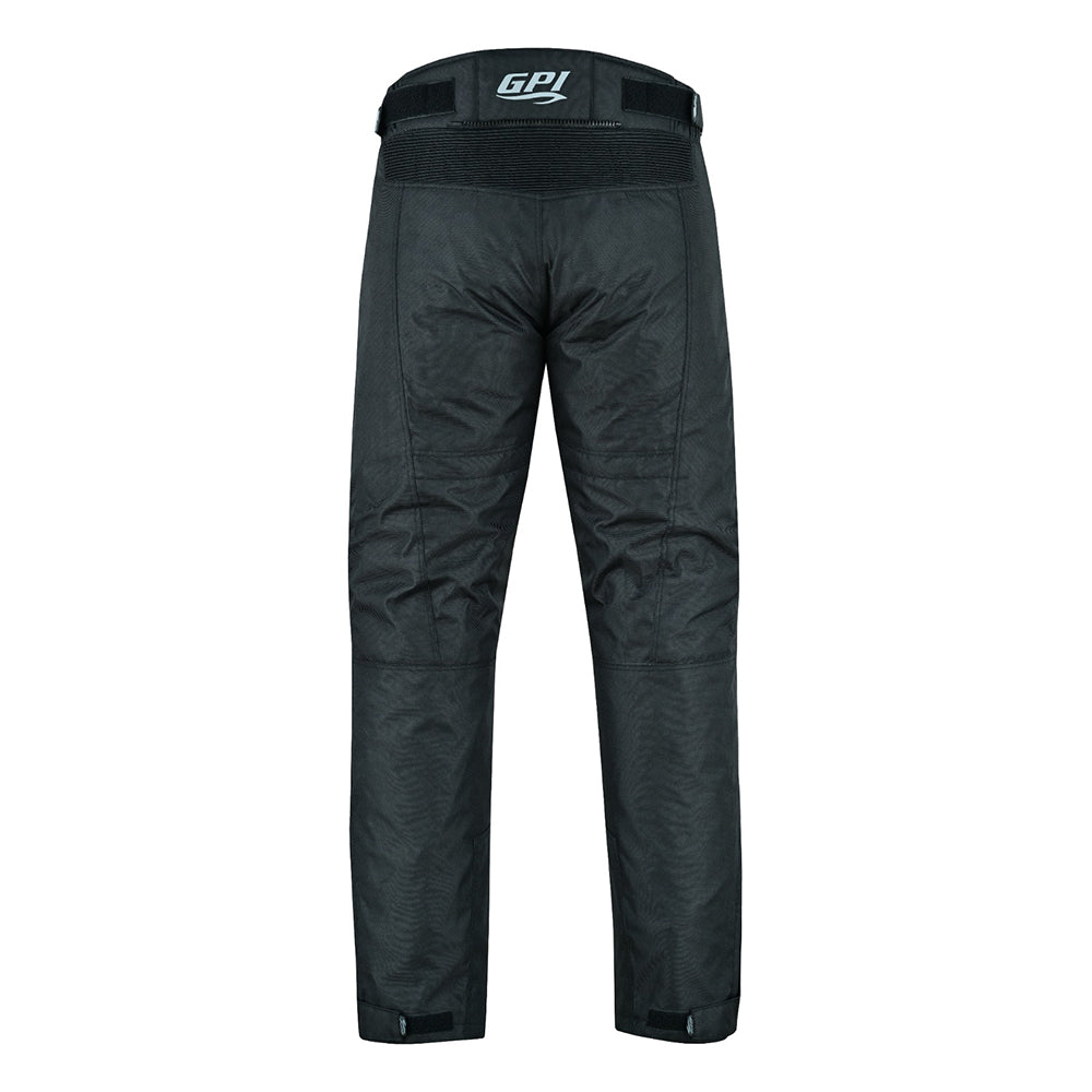 High Premium Quality Adjustable Waterproof Motorcycle Pants – Full Black