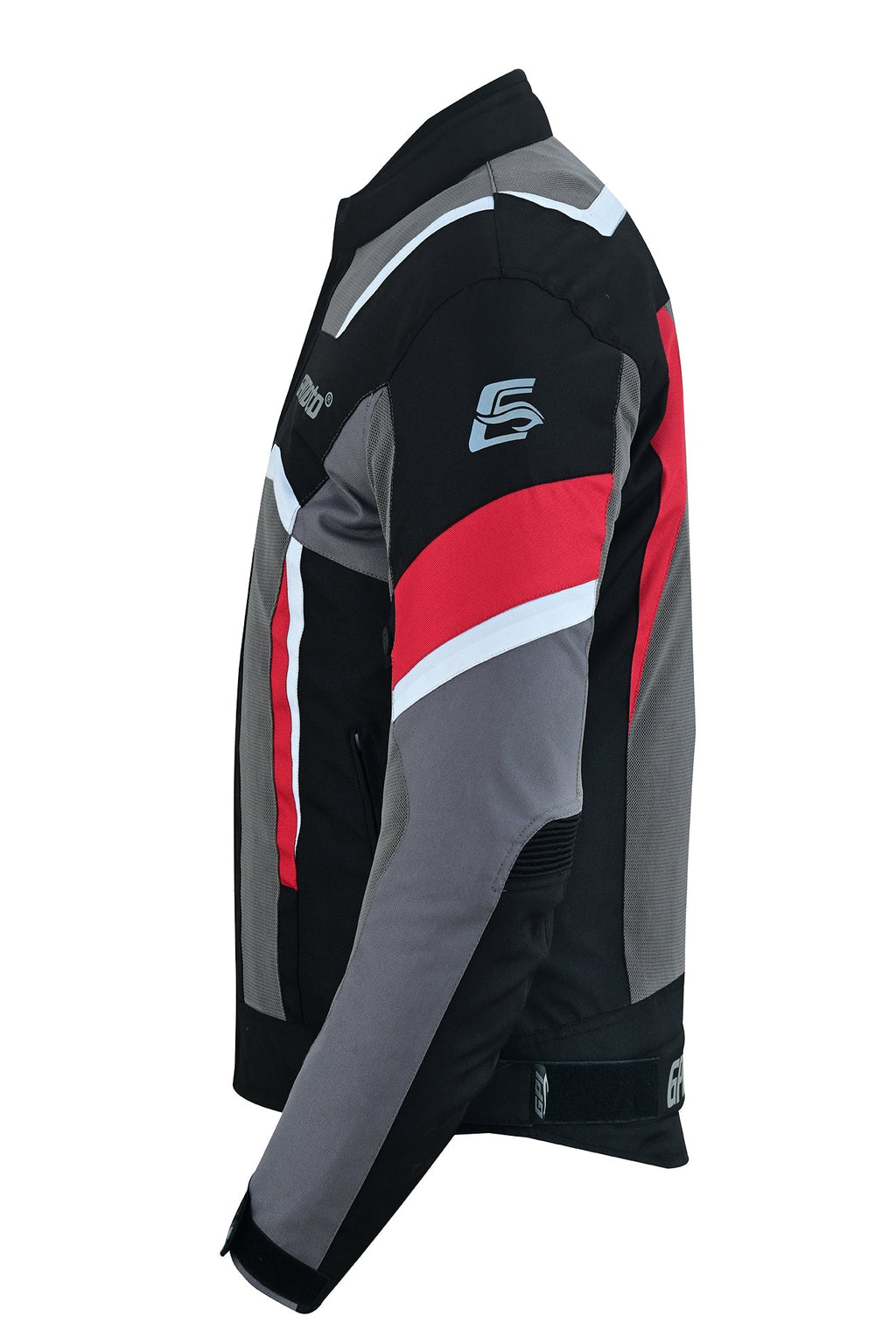 Men’s High Premium Quality Summer 4 Pockets Waterproof Motorcycle Black/Red/Grey Jacket