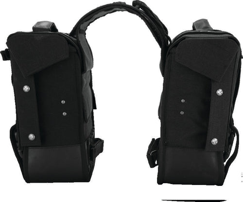 Burly Brand Throw Over Saddlebag - Black B15-1002B