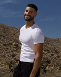 Mid Weight Cropped Fitted T-Shirt White
